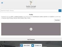 Tablet Screenshot of keddyconcept.com